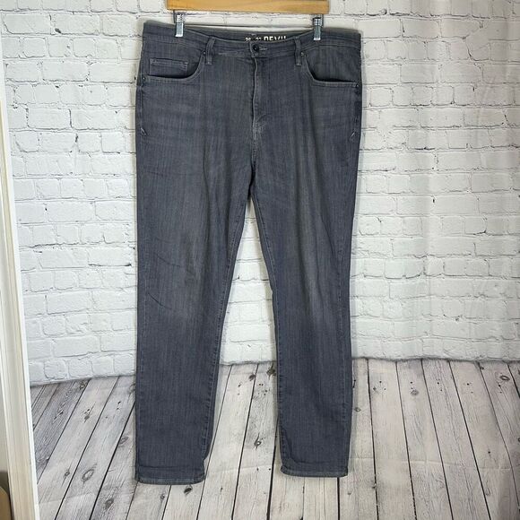 Devil Dog Gray Slim Straight Performance Jeans size 36x32 - Picture 1 of 13